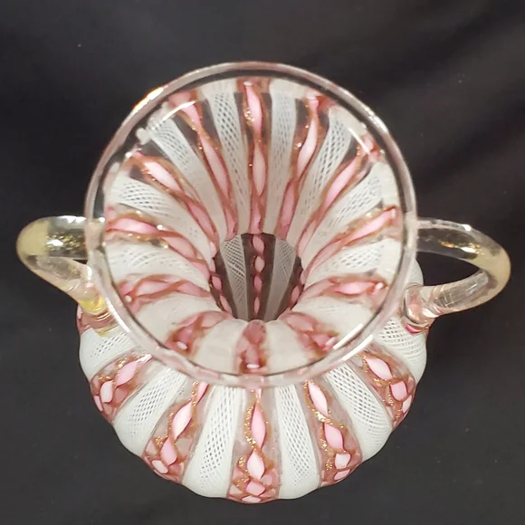 Murano Latticino Vase - Picture 3 of 6